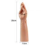 Immagine del braccio per il pugno LoveToy da 36 x 7,5 cm color carne