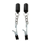 Titty & Clitoris Clamps with Metal Weights 2x60g for strong sensations