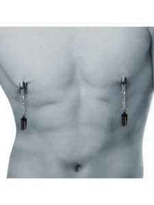 Titty & Clitoris Clamps with Metal Weights 2x60g for strong sensations