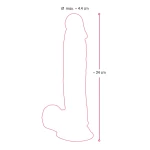 Gode Medium Bendable de la marque Nature Skin pour une sensation réaliste
