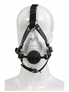 Image of the Ball-Gag Silicone Head Harness