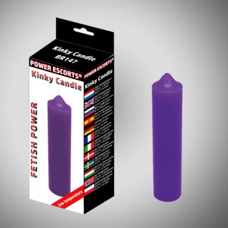 Low Temperature Candle BDSM Violet - Fetish Power for erotic play