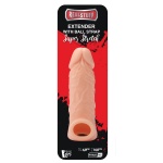 Realstuff silicone penis extension sheath with purse strap