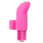 Image of the Vibro Doigt Vibrant Blush, a waterproof silicone sextoy
