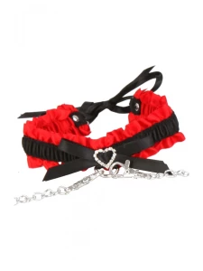 Sexy Herz-Halsband und Handschellen - Ideales Accessoire für Ihre frechen Spiele