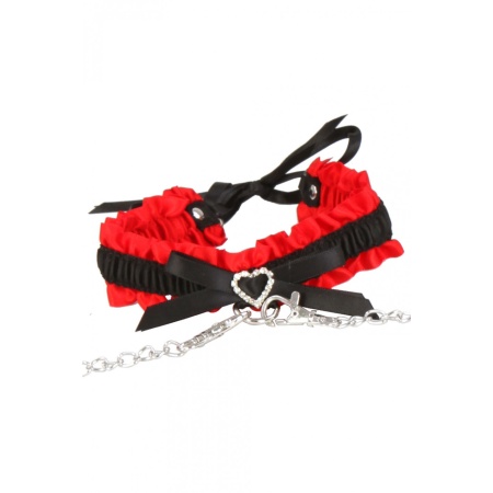 Sexy Herz-Halsband und Handschellen - Ideales Accessoire für Ihre frechen Spiele