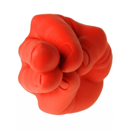 Image of the Arm for the Fist XXL in red silicone from MK Toys