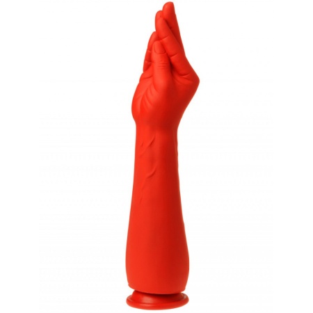Image of the Arm for the Fist XXL in red silicone from MK Toys