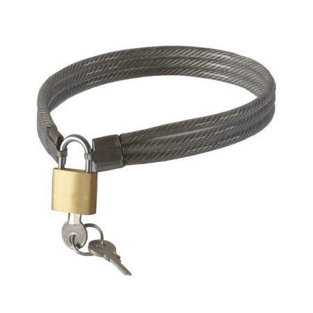 Image of Slave Lock Metal BDSM Necklace with Padlock
