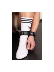 Image of The Red Genuine Leather Hand-Handcuffs