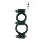 Image of the Double Vibrating Ring by Seven Creations, sextoy for couples