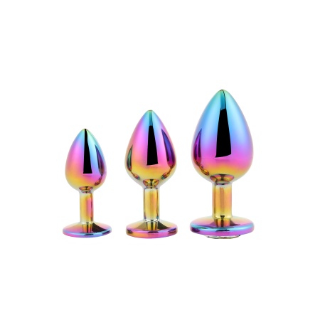 Gleaming Love Anal Plug Set - Multicolour Set by Dream Toys
