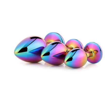 Gleaming Love Anal Plug Set - Multicolour Set by Dream Toys