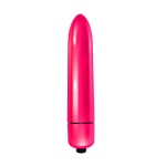 Indiaep Vibrating Mini Bullet MAE Stimulator in bright pink plastic
