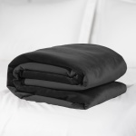 Image of the Liberator Luxurious Erotic Protection Sheet, a soft black playroom accessory