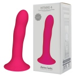 Image of the Adrien Lastic Hitsens 4 Double Density Silicone Dildo, a luxury pink sextoy