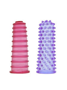 Image of the product Vibrating Clitoral Finger Sleeves by Dream Toys