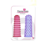 Image of the product Vibrating Clitoral Finger Sleeves by Dream Toys