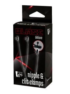 Dream Toys Blaze erotic BDSM clamps for breasts and clitoris