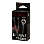 Dream Toys Blaze erotic BDSM clamps for breasts and clitoris