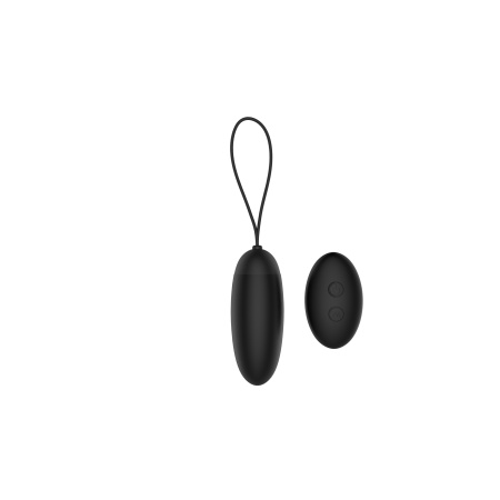 Immagine dell'uovo vibrante a distanza Dream Toys in silicone nero