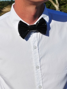 Elegant PVC bow tie by Mr. Riegillio