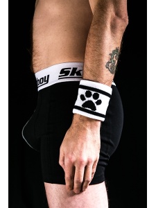 Bandeau DOG PAW Sk8erboy - Accessoire BDSM & Fetish Blanc