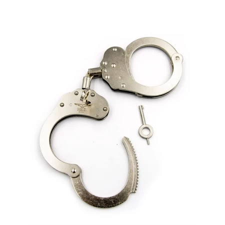 Mister B double-locking steel handcuffs for bondage games