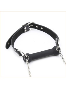 Quality black PVC horse bit with lead by Mister B
