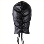 Complete black balaclava for BDSM submission