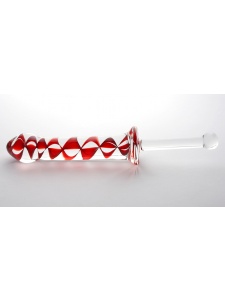 Image of the Glass dildo IZANAMI 27cm by Glassintimo, a sextoy designed for intense sensations