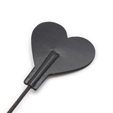 Cravache Coeur strass 50cm noir de la marque Smart Moves