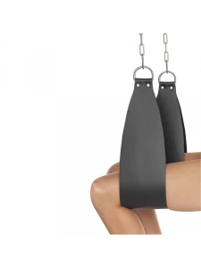 RIMBA Leather Leg Supports - BDSM & Fetish Accessory