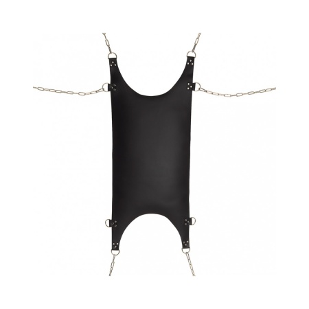 Image of Rimba Erotic Hammock with Black Leather Hanging Rings