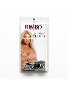 Rimba Breast Clamp with silver-coloured metal chain