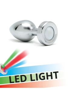 Immagine del plug anale illuminato Rimba Toys - Pisa con luci a LED