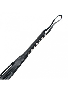 Image of the BDSM Leather Whip with 12 Straps by RIMBA