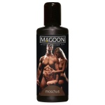 Bottle of Magoon musk erotic massage oil