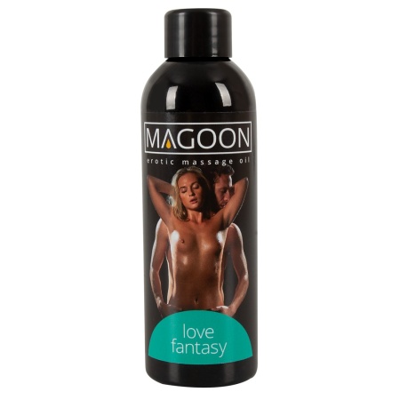 Bottle of MAGOON Love Fantasy Erotic Massage Oil 100ml