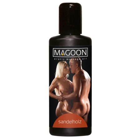 Flacon d'huile de massage Magoon Bois de Santal 100ml