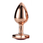 Image of the Little Pink Heart Metal Anal Plug by Dream Toys