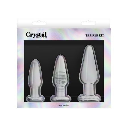 Crystal Glass Plug Set by NS Novelties