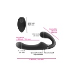 SHISHI Double Plaisir - Gode Ceinture Rechargeable par Blush