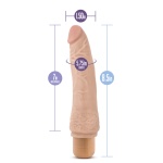 Abbildung des 21,5 cm großen Dr. Skin Cock Vibe Realistic Vibrators