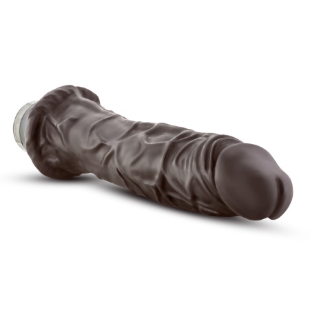 Vibromasseur Réaliste Chocolat Dr. Skin 20.3cm