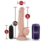 Dr. Jay Realistic Vibrating Dildo by Blush - Realistic sextoy
