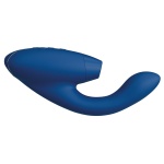 Bild des Sextoys Womanizer DUO 2 Blau, das die Klitoris und den G-Punkt stimuliert