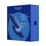 Image du sextoy Womanizer DUO 2 Bleu qui stimule le clitoris et le point G
