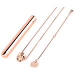 Necklace Vibe' Le Wand luxury vibrator in pink