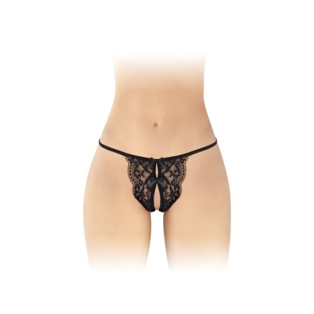 Cindy Open Panties by Fashion Secret in black lace